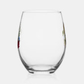 コアラベアーグリーン ステムなしワイングラス (左)