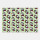 コアラベアーグリーン ラッピングペーパーシート (正面3)