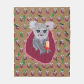 コアラベアーサマーヴィベ フリースブランケット (正面)