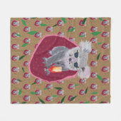 コアラベアーサマーヴィベ フリースブランケット (正面(横))