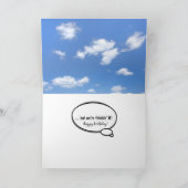 コアラベアーズイングラスユーモアのある誕生日 カード (内部)