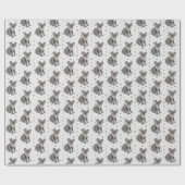 コアラベアーズオン水玉模様 ラッピングペーパー (フラット)