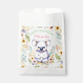 コアラベアーテーマガールズハッピーバースデー フェイバーバッグ (正面)
