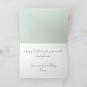 コアラベアーボーイズ1歳の誕生日パーティー サンキューカード (内部)