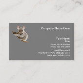 コアラベアーロゴテンプレート 名刺 (正面)