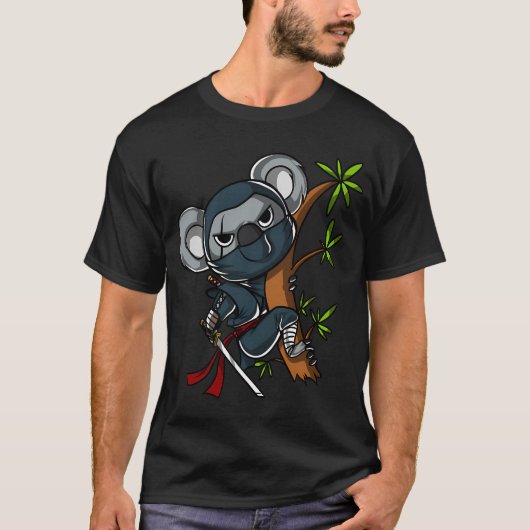 コアラベア忍者サムライ Tシャツ (正面)