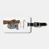 コアラベア登山ツリーサンダー_コーブ ラゲッジタグ (正面横)