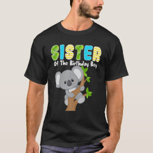 コアラベア誕生日シスターオブザ誕生日ボーイコア Tシャツ
