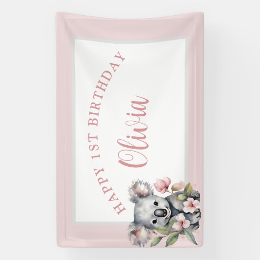 コアラベア誕生日 横断幕 (縦)