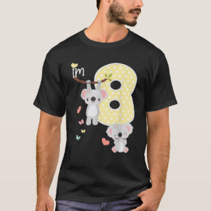 コアラベア8誕生日ガール8歳誕生日C Tシャツ