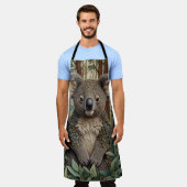 コアラベア エプロン (着用した状態)