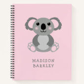 コアラベア キッズ かわいい ノートブック (正面)
