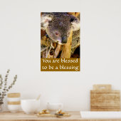 コアラベア＆メッセージ ポスター (キッチン)