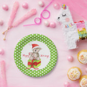 コアラベハッピーホリデーズグリーンパーティー紙プレート ペーパープレート (パーティー)