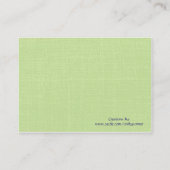 コアラベビー名刺番号 エンクロージャーカード (裏面)