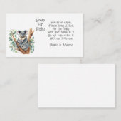 コアラベビー書囲いカード エンクロージャーカード (正面/裏面)