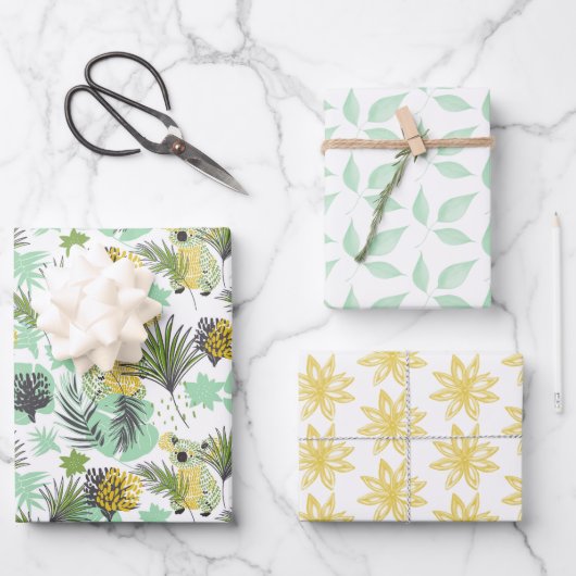 コアラベラッピング紙セット3 ラッピングペーパーシート (正面)