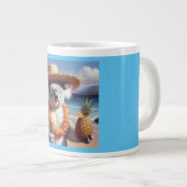 コアラルアウ（ハワイ式宴会） ジャンボコーヒーマグカップ (正面右)