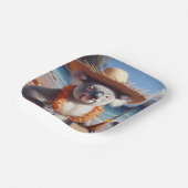 コアラルアウ（ハワイ式宴会） ペーパープレート (傾斜あり)