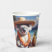 コアラルアウ（ハワイ式宴会） 紙コップ (裏面)