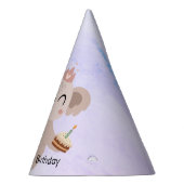 コアラ付お誕生日ケーキ パーティーハット (右)