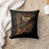 コアラ先住民アートスタイル装飾用クッション クッション (ブランケット)