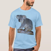 コアラ写真長袖ラグランTシャツ Tシャツ (正面)