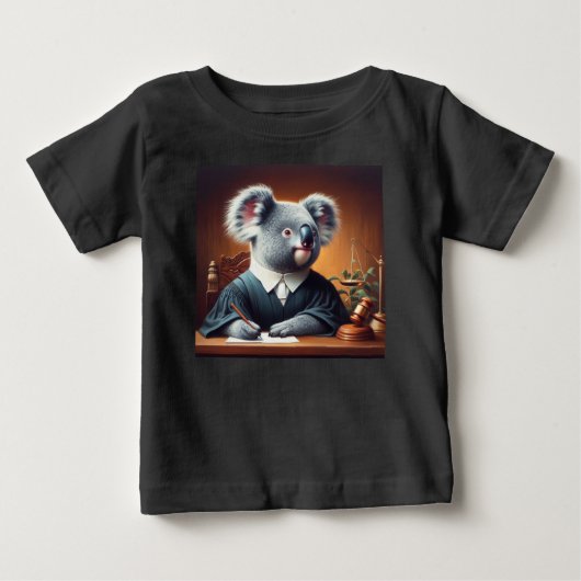 コアラ判事 ベビーTシャツ (正面)