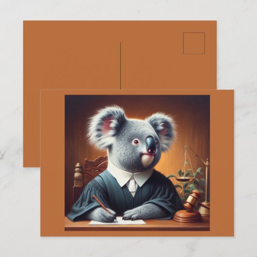 コアラ判事 ポストカード (正面/裏面)