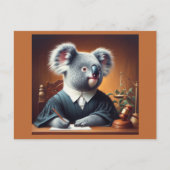 コアラ判事 ポストカード (正面)