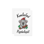 コアラ化した心理学者カード カード (正面/裏面インサイチュ)