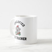 コアラ化した犬のトレーナー コーヒーマグカップ (正面左)