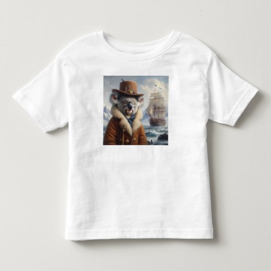 コアラ北極探検家 トドラーTシャツ (正面)
