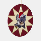 コアラ及びオウムのクリスマスのオーナメント セラミックオーナメント (右)