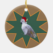 コアラ及びオウムのクリスマスのオーナメント セラミックオーナメント (裏面)