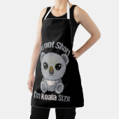 コアラ好き女性おもしろ短いコアラ エプロン (インサイチュ)