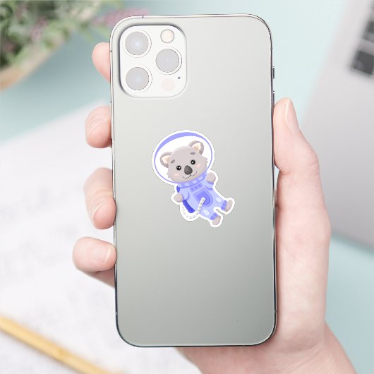 コアラ宇宙宇宙飛行士 シール (スマートフォン)