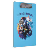 コアラ宇宙飛行士、アウター・ポーザースの可愛いコアラ クリップボード (右)