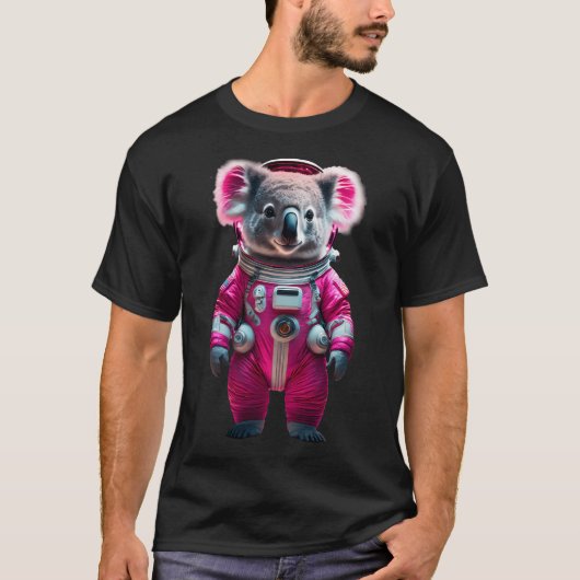 コアラ宇宙飛行士 Tシャツ (正面)
