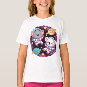 コアラ宇宙飛行士 Tシャツ