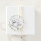 コアラ性別のメッセージカードの表示パーティー フェイバータグ (インサイチュ)