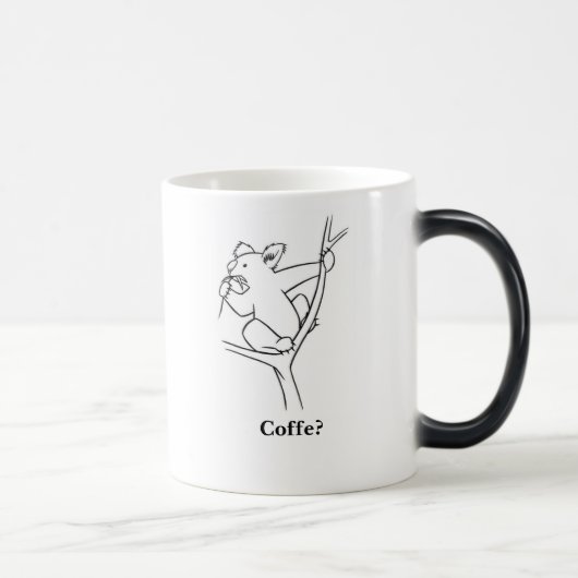 コアラ愛コーヒー モーフィングマグカップ (右)