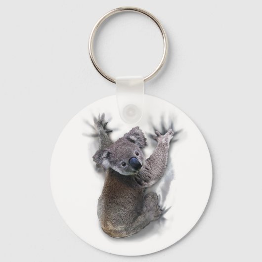 コアラ愛好家のための動物のグラフィックギフト キーホルダー (正面)