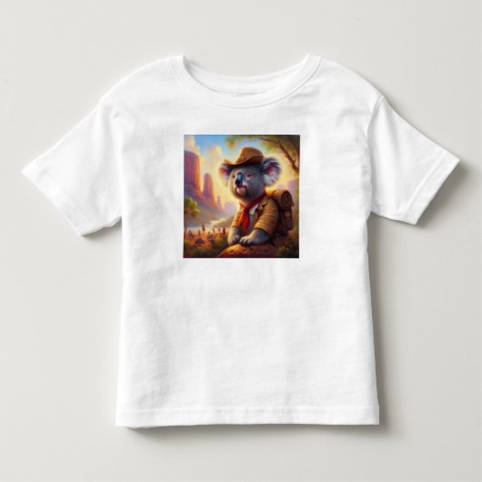 コアラ探検家 トドラーTシャツ (正面)