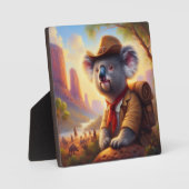 コアラ探検家 フォトプラーク (正面)