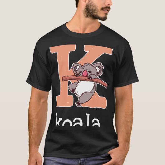 コアラ救ベアオーストラリア動物キッズ Tシャツ (正面)