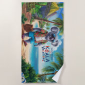 コアラ旅行代理店 ビーチタオル (正面)