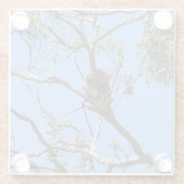 コアラ昼寝 ガラスコースター (裏面)