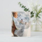 コアラ水彩絵葉書2022 ポストカード (スタンド正面)