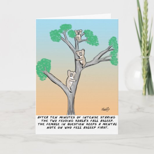 コアラ漫画 カード (正面)